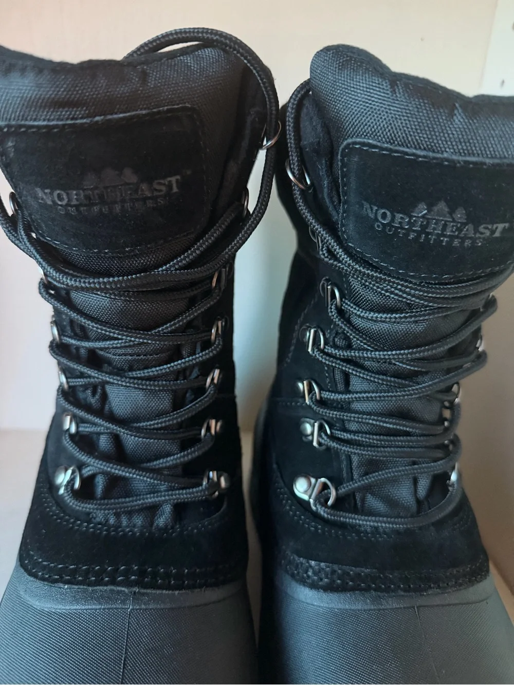NEW Kids 4 Black Winter Snow Boots
